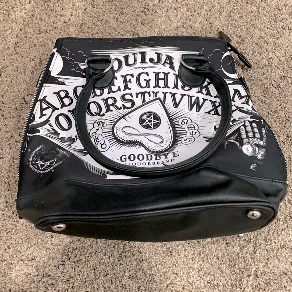 Leather ouija board bag